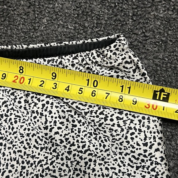 Sienna Sky Black Animal Print High Rise Midi A-Line Skirt Juniors XS - Picture 6 of 7